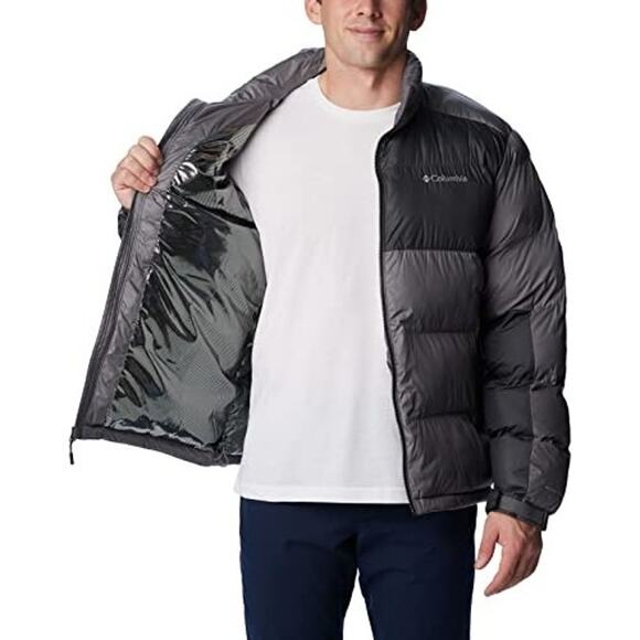 Columbia Men's Pike Lake II Jacket, City Grey/Shark, Size XXL - Picture 4 of 9